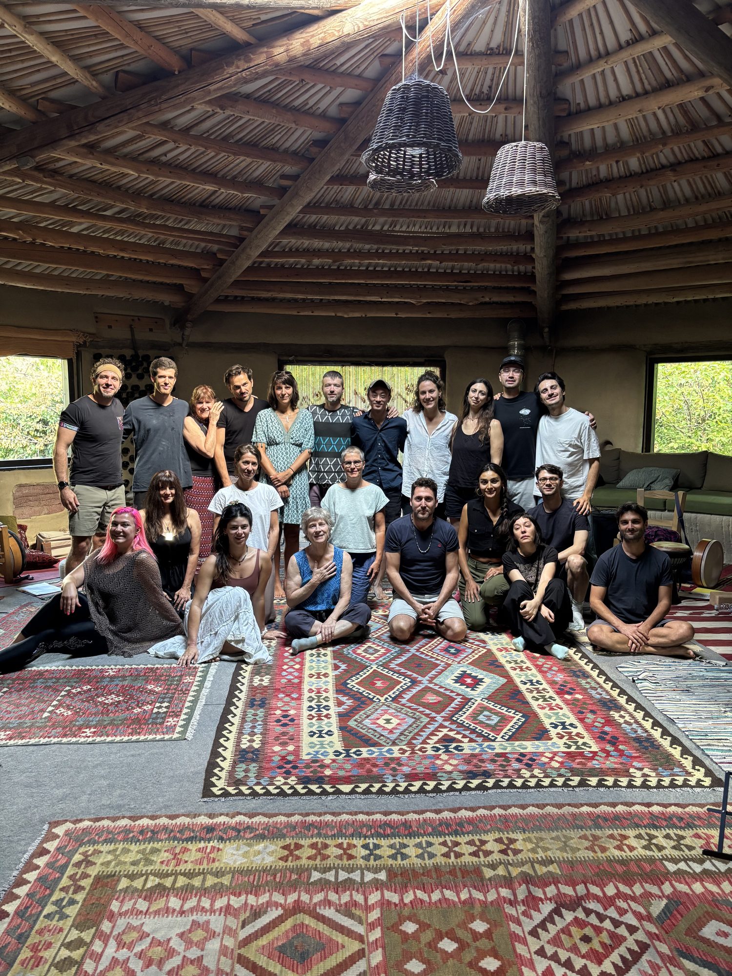 Full group in the teaching space